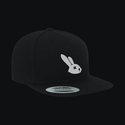 Bunny Snapback, solid black